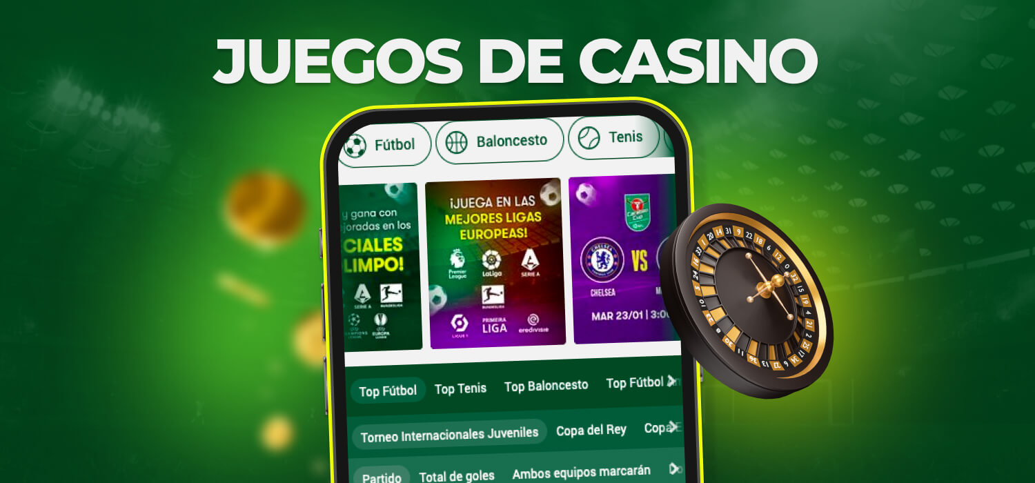 Juegos de casino disponibles en la aplicación Olimpo Bet